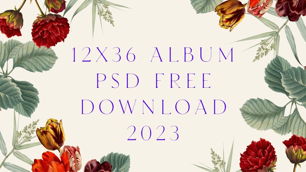 Best 2024 with 12×36 Album PSD Free Download 2023