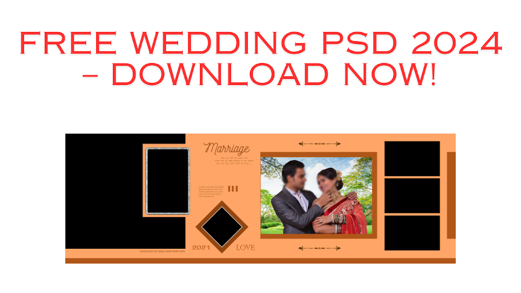 Free Wedding PSD 2024 – Download Now!