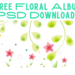 Free Floral Album PSD Download | Elegant Designs